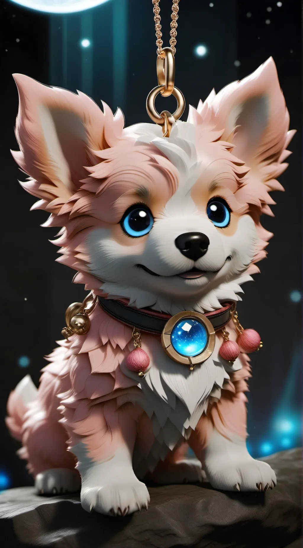 ai character: Smiling critters background