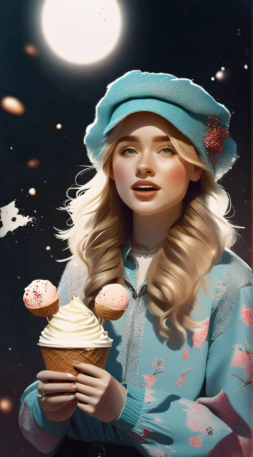 ai character: sabrina carpenter background
