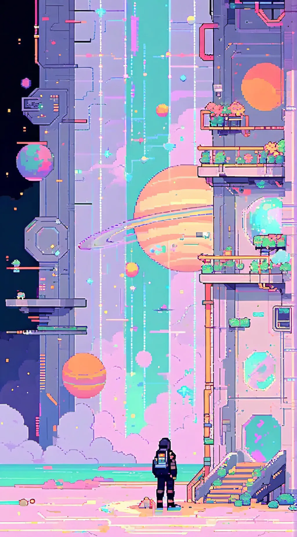 ai character: solarballs background