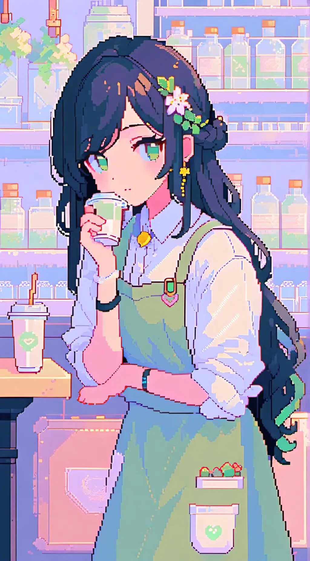 ai character: Siria ☆ background