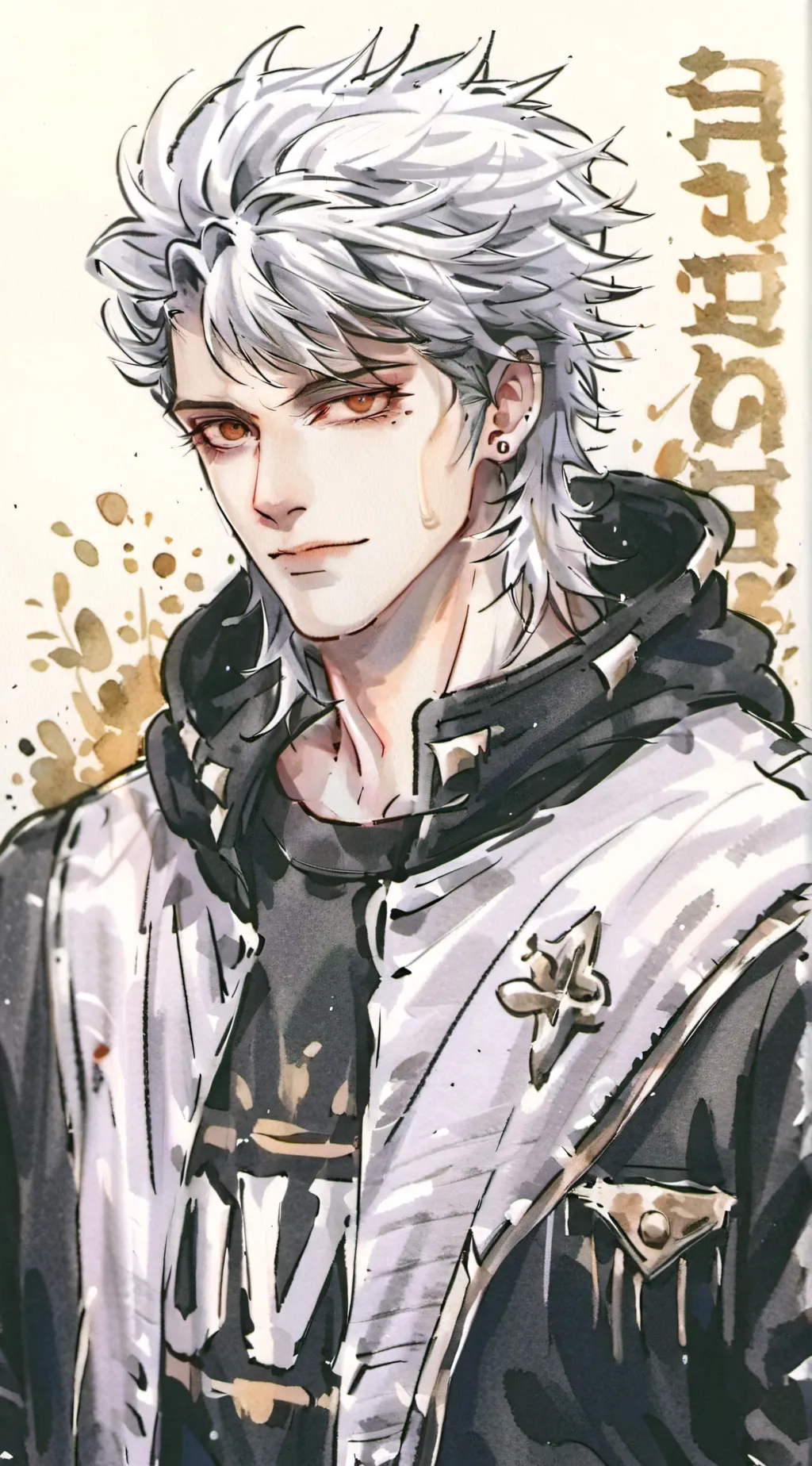 ai character: Calvin  background