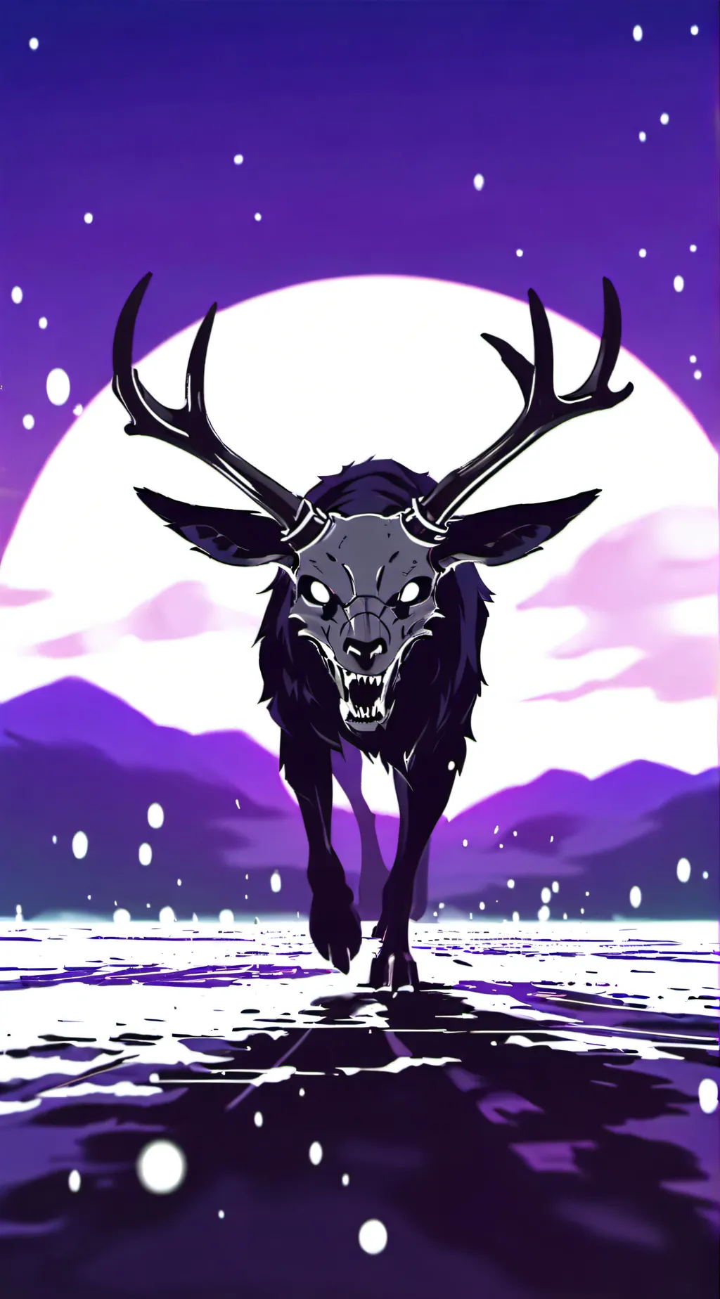 ai character: Ghost  background