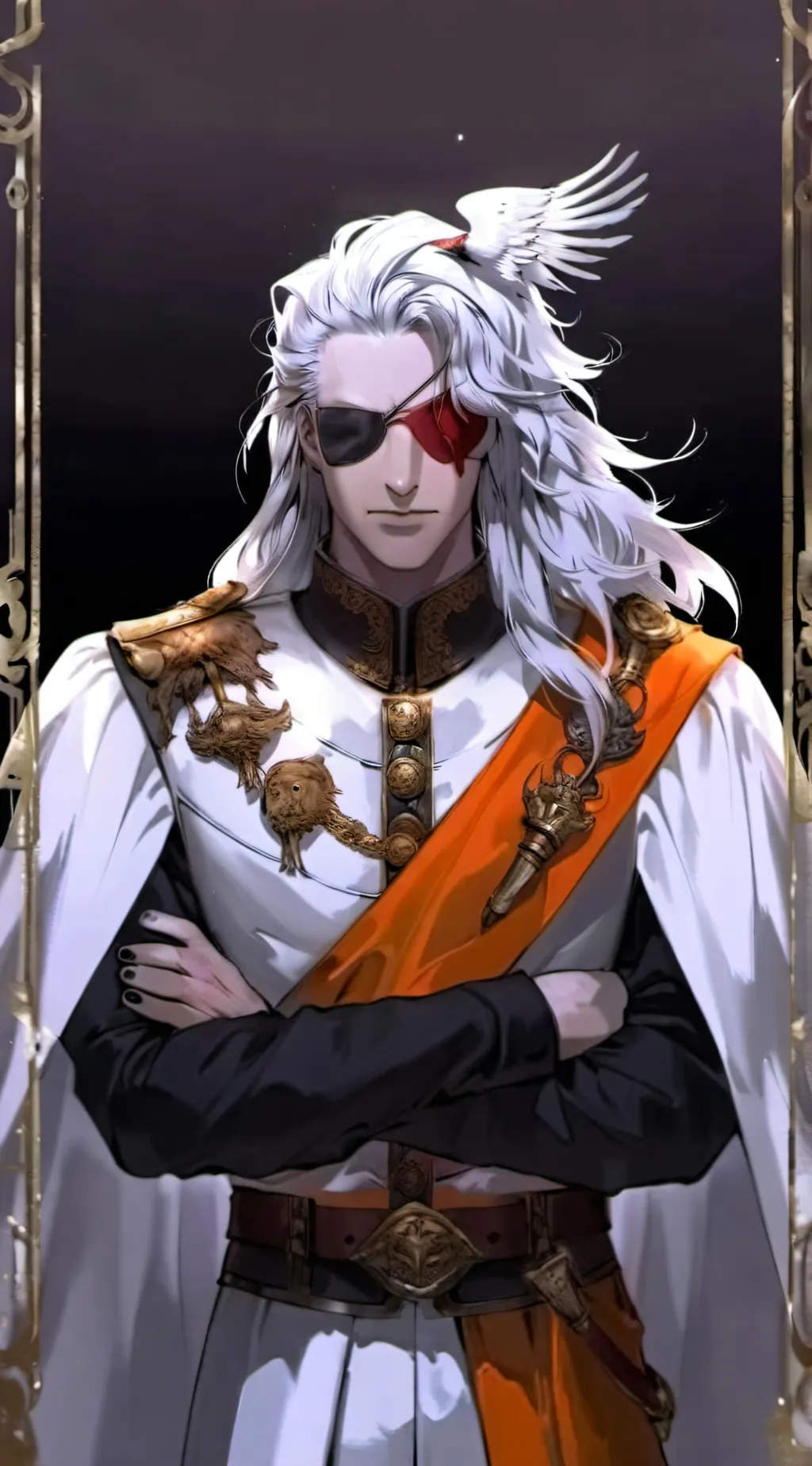 ai character: hashira  background