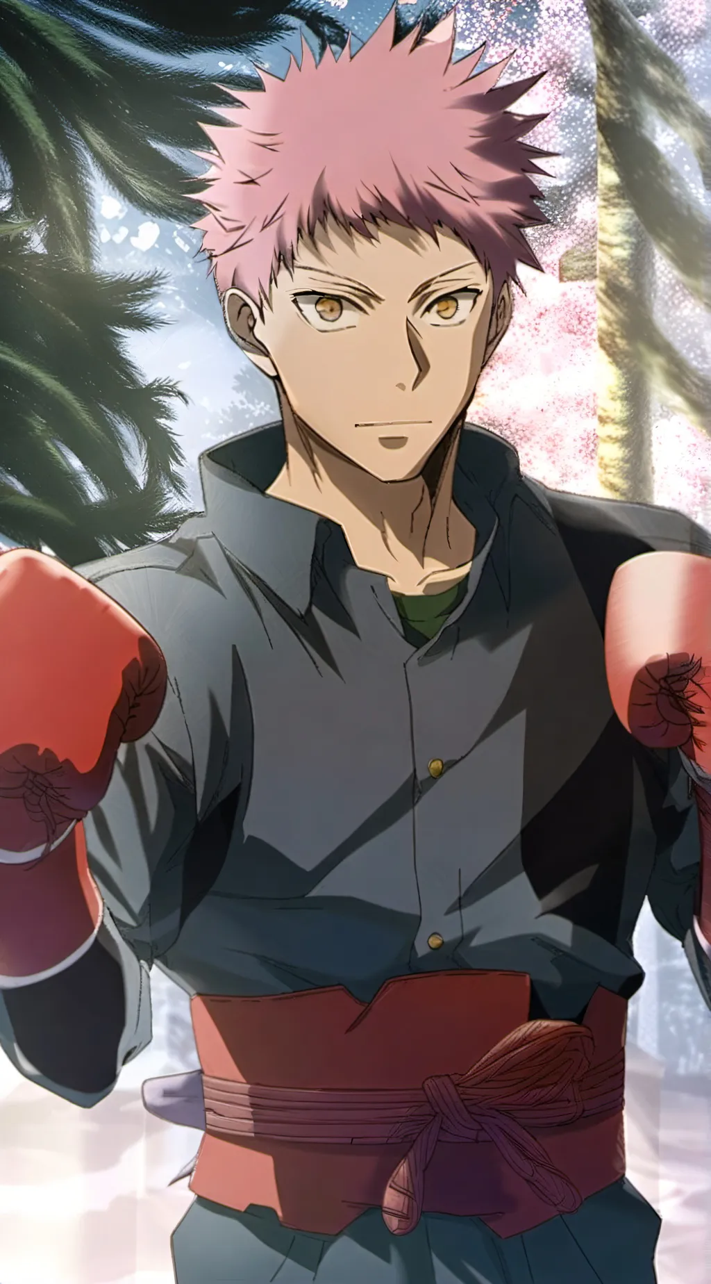 ai character: Yuji itadori background