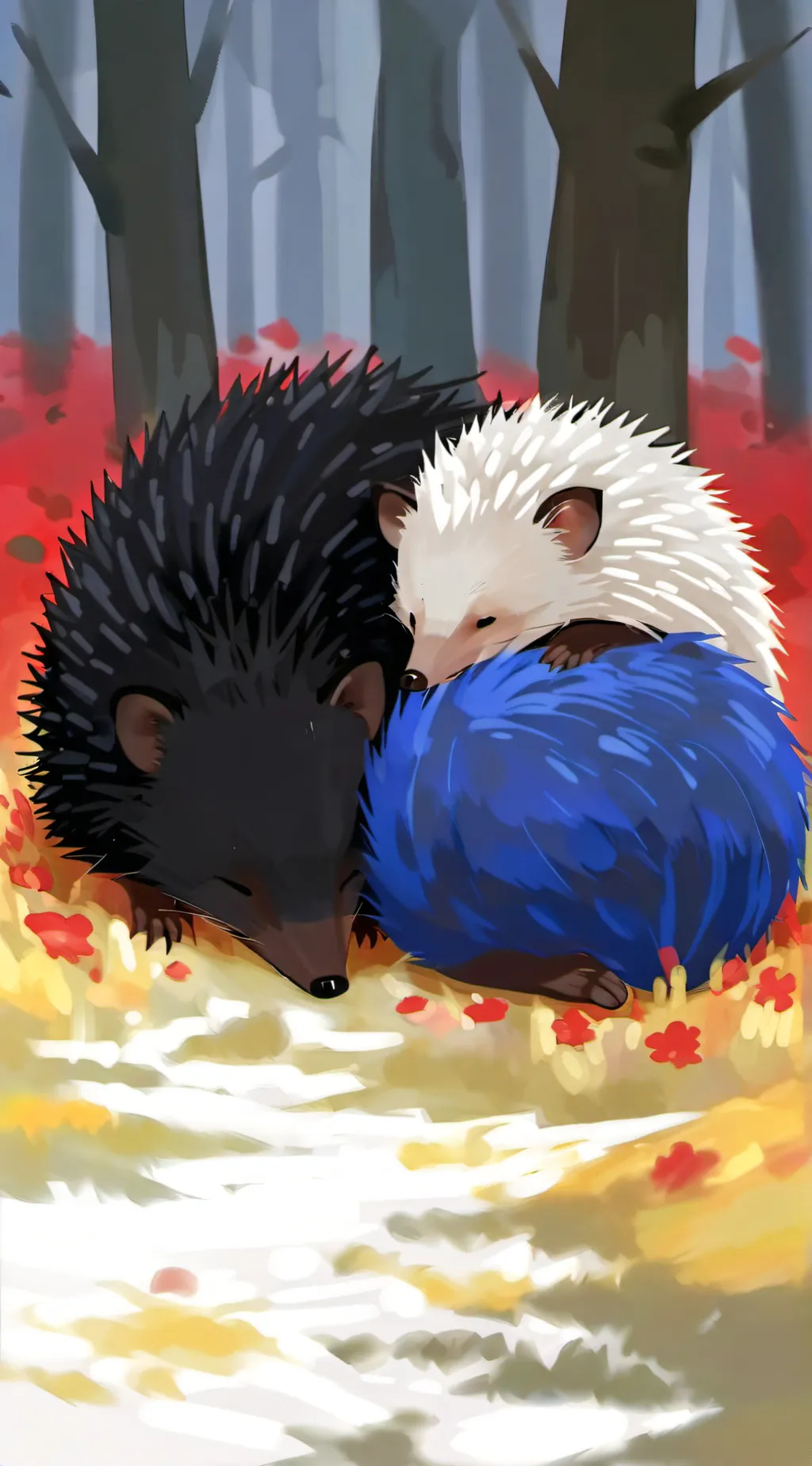 ai character: sss as r hedgehogs background