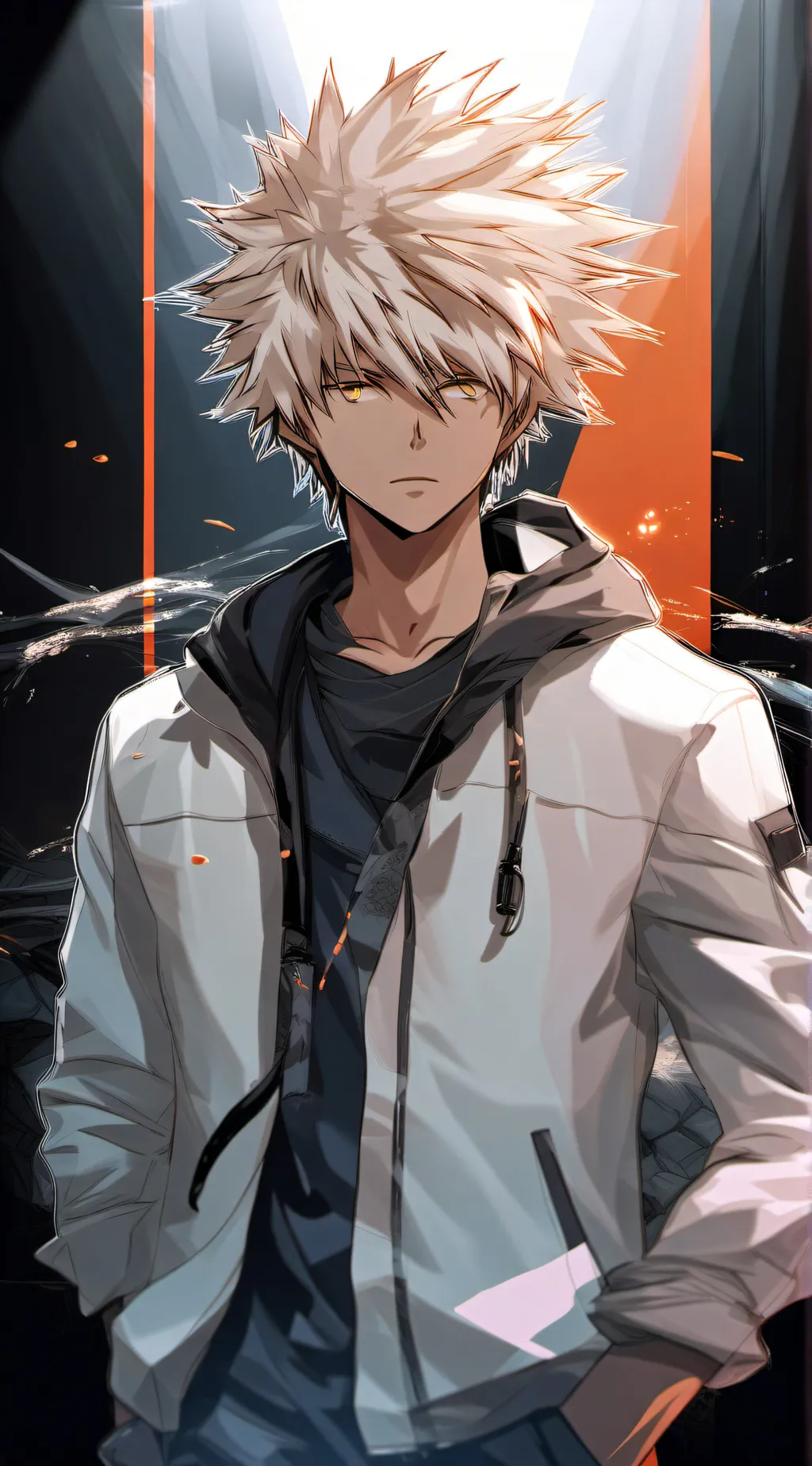 ai character: Bakugo  background