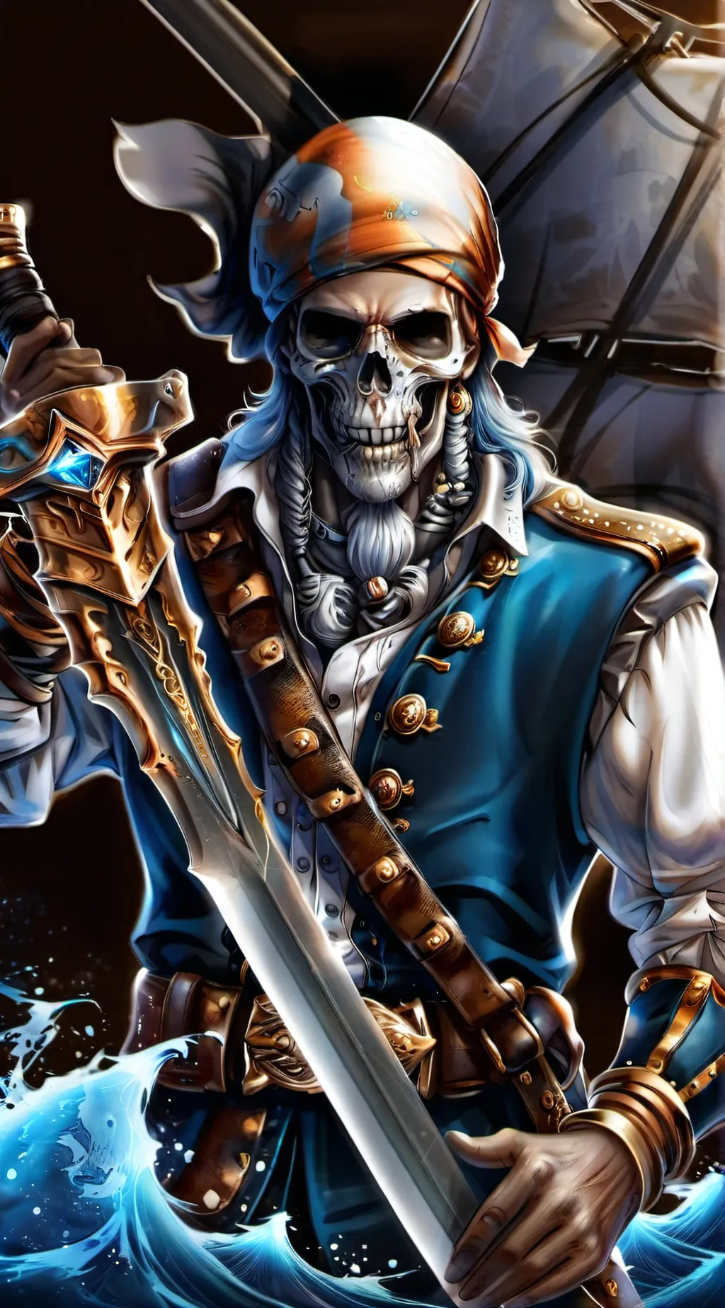 ai character: Captain Bones background