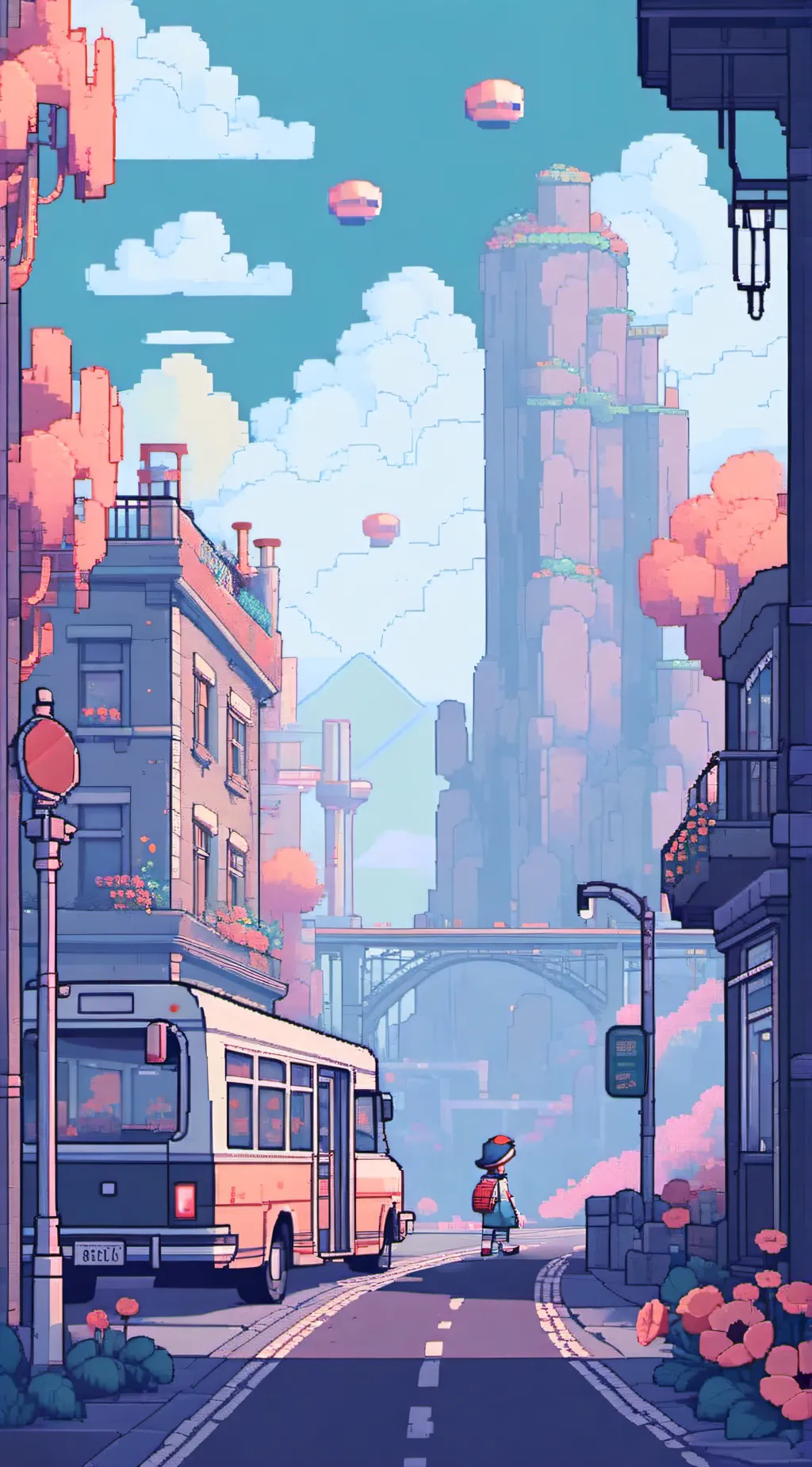 ai character: pp road trip background