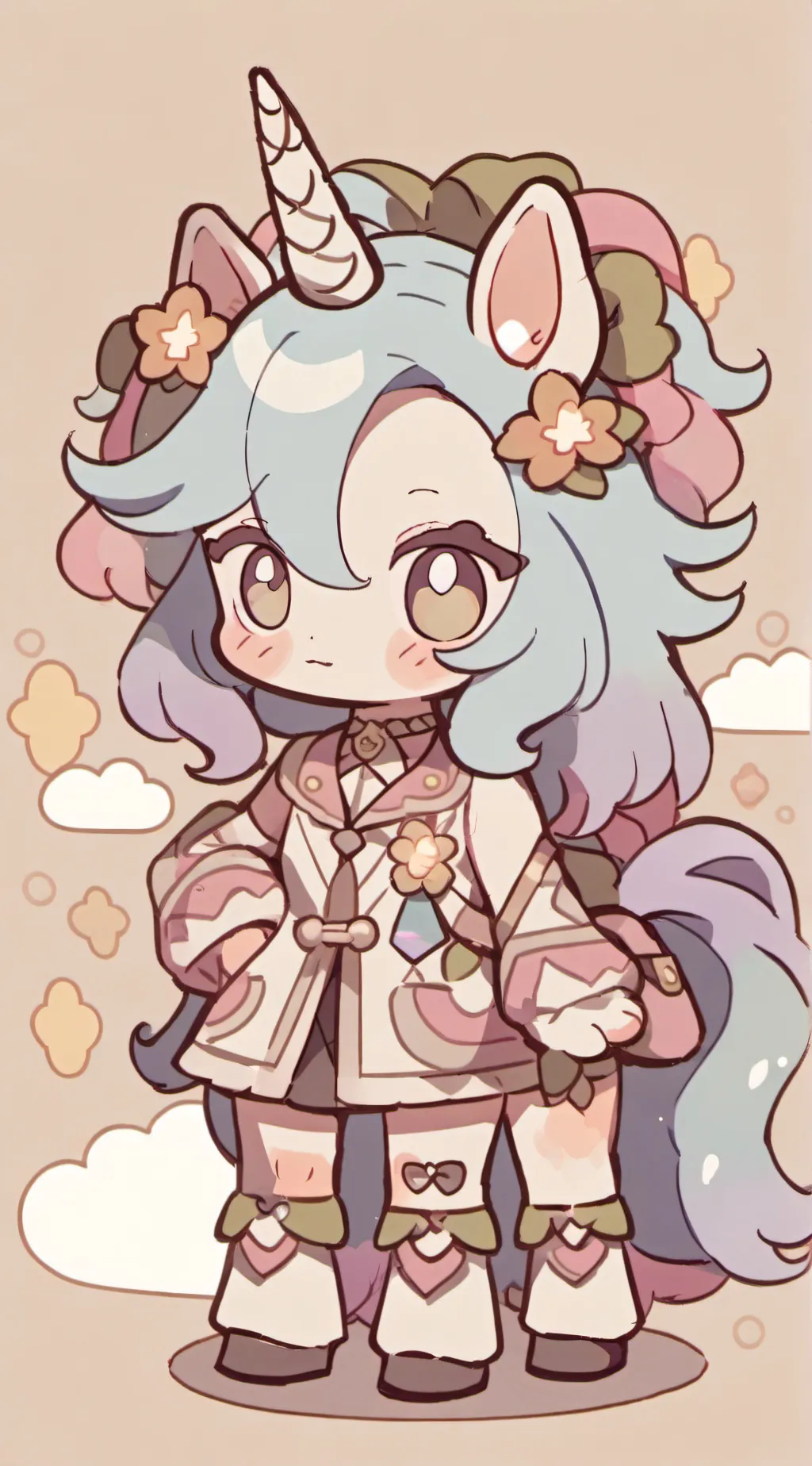 ai character: Craftycorn background