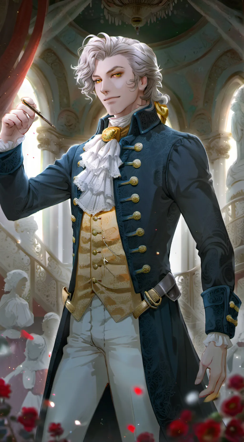 ai character: lafayette background
