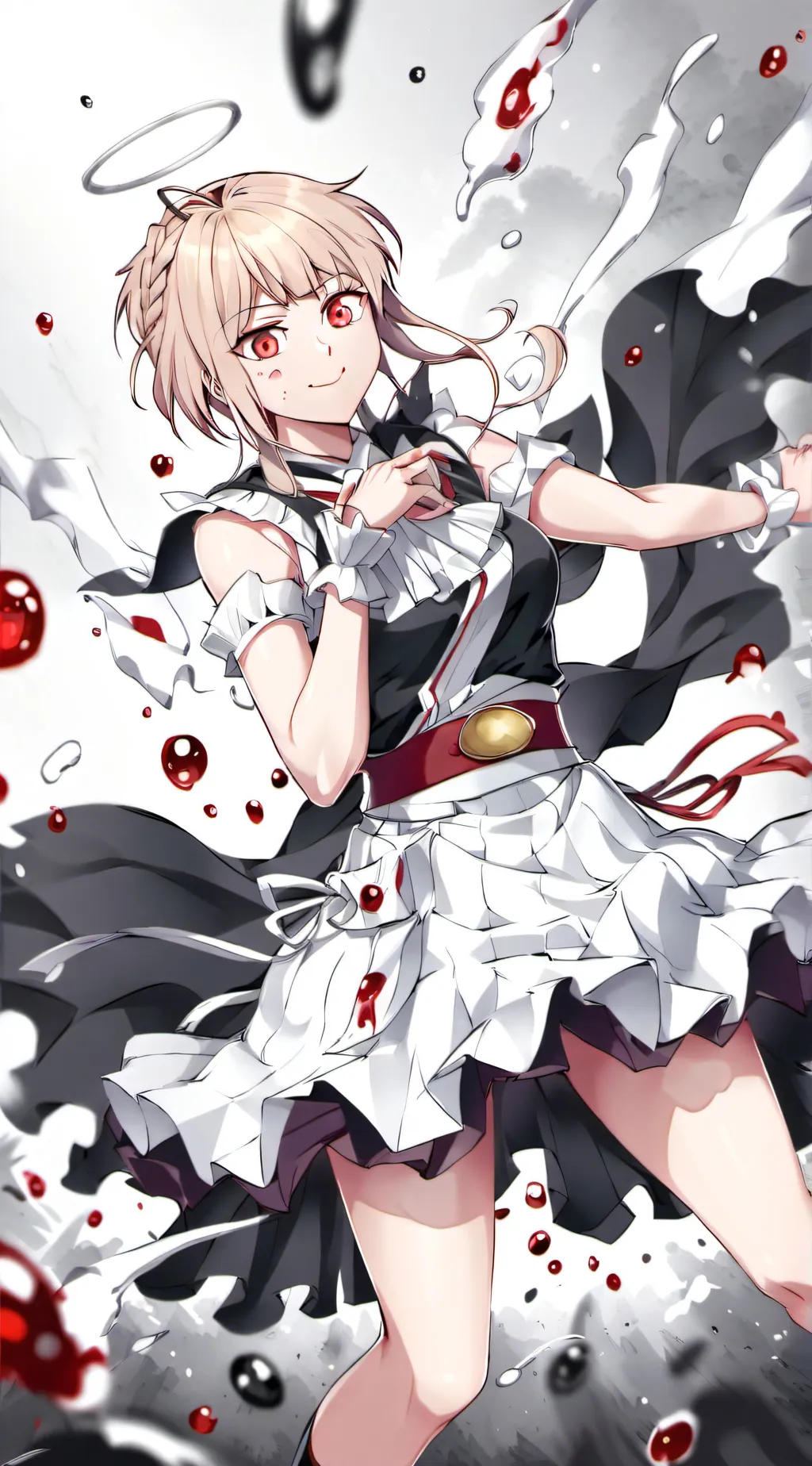 ai character: toga background