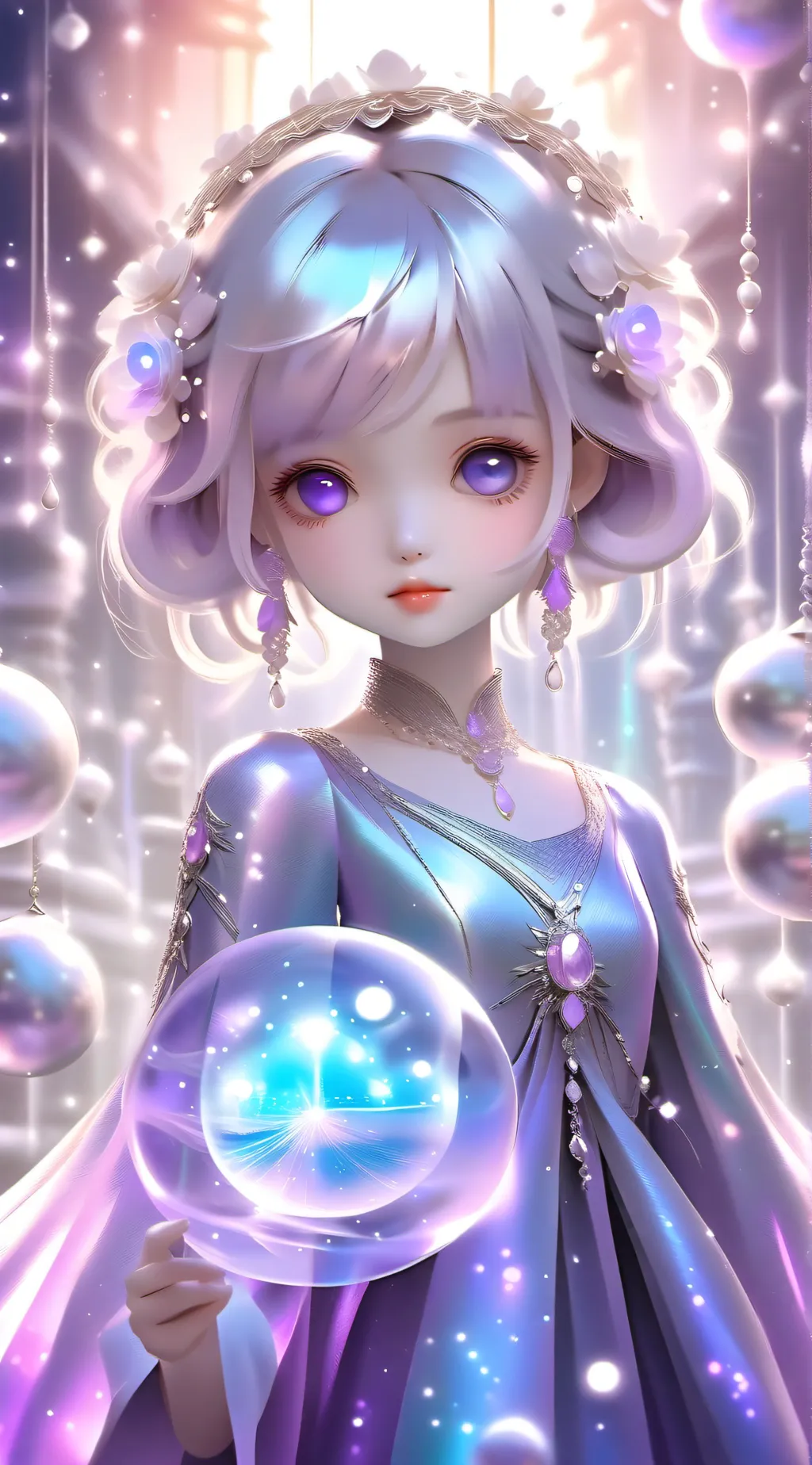 ai character: Lilly background