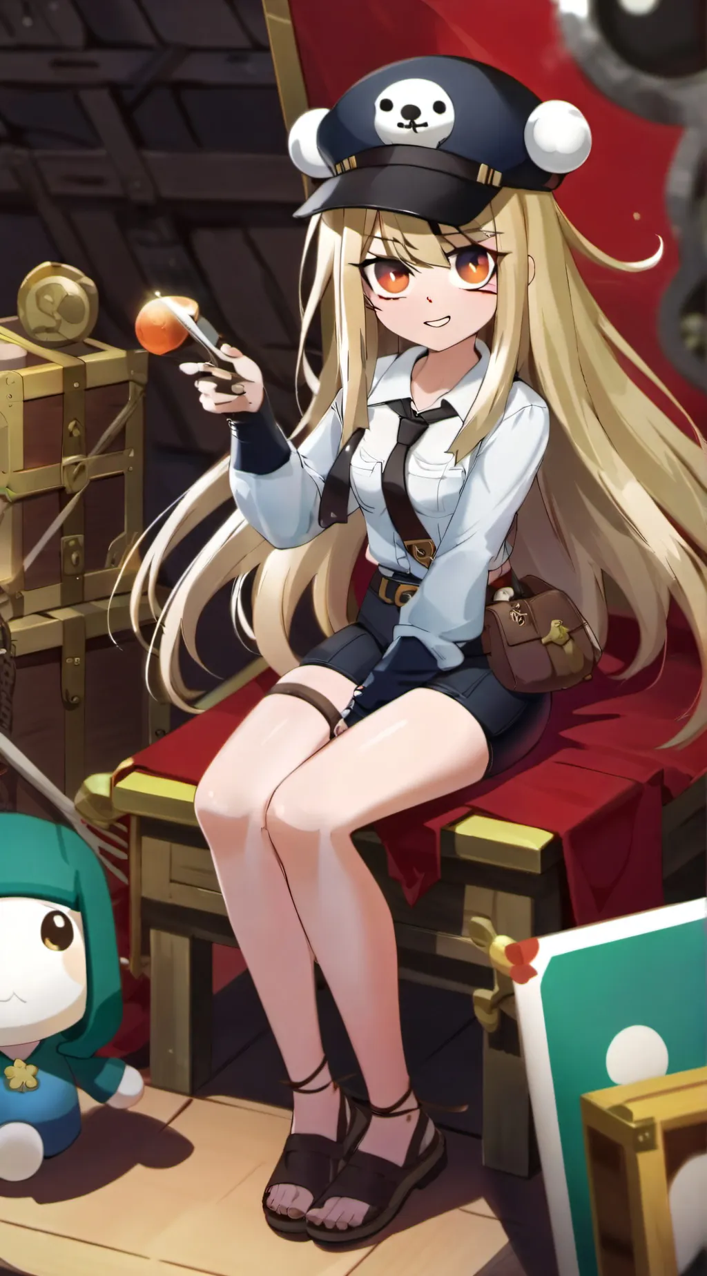 ai character: Kio  background