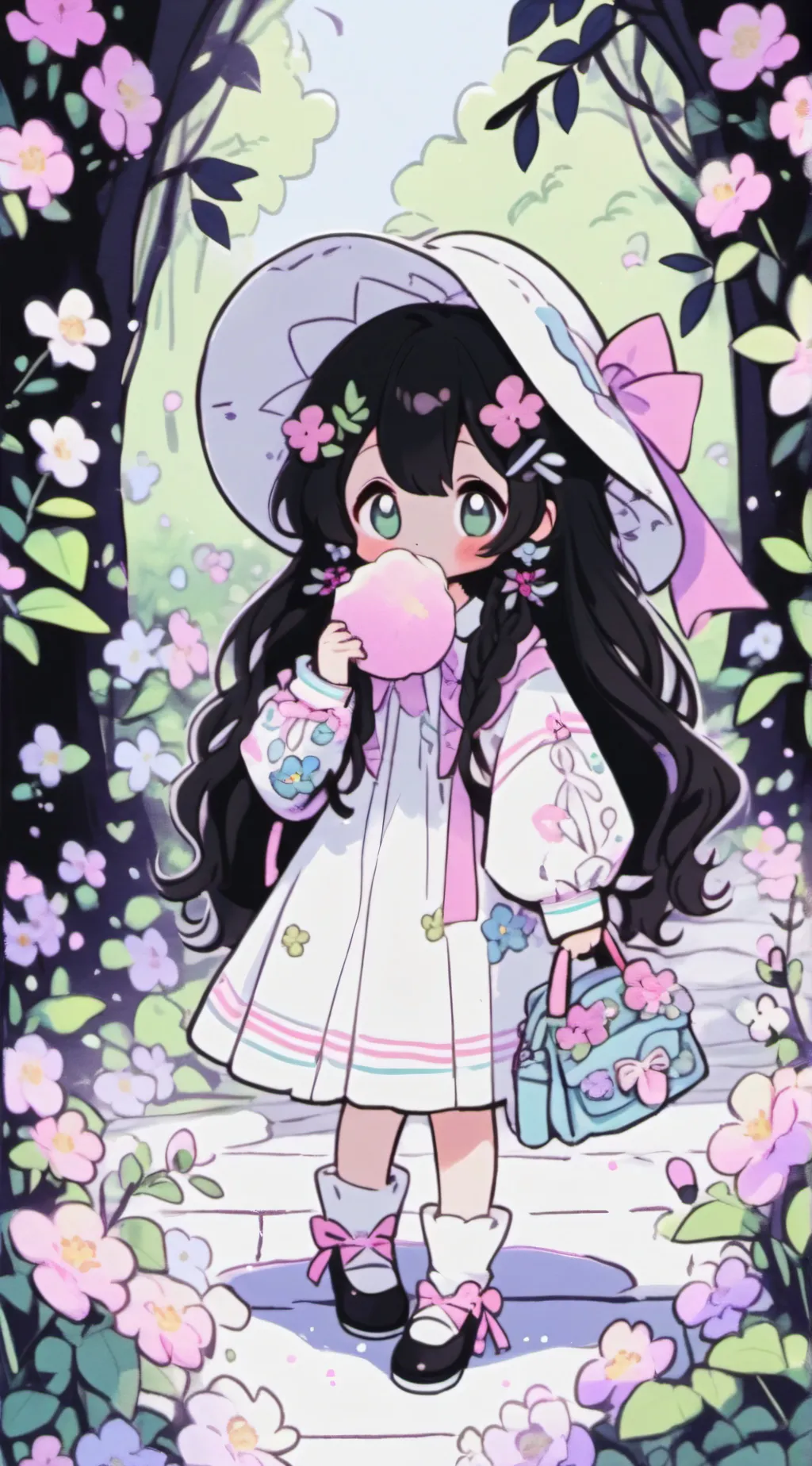 ai character: Pastelia  background