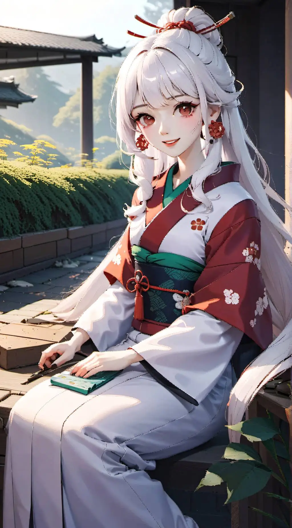 ai character: Daki -  Demon background