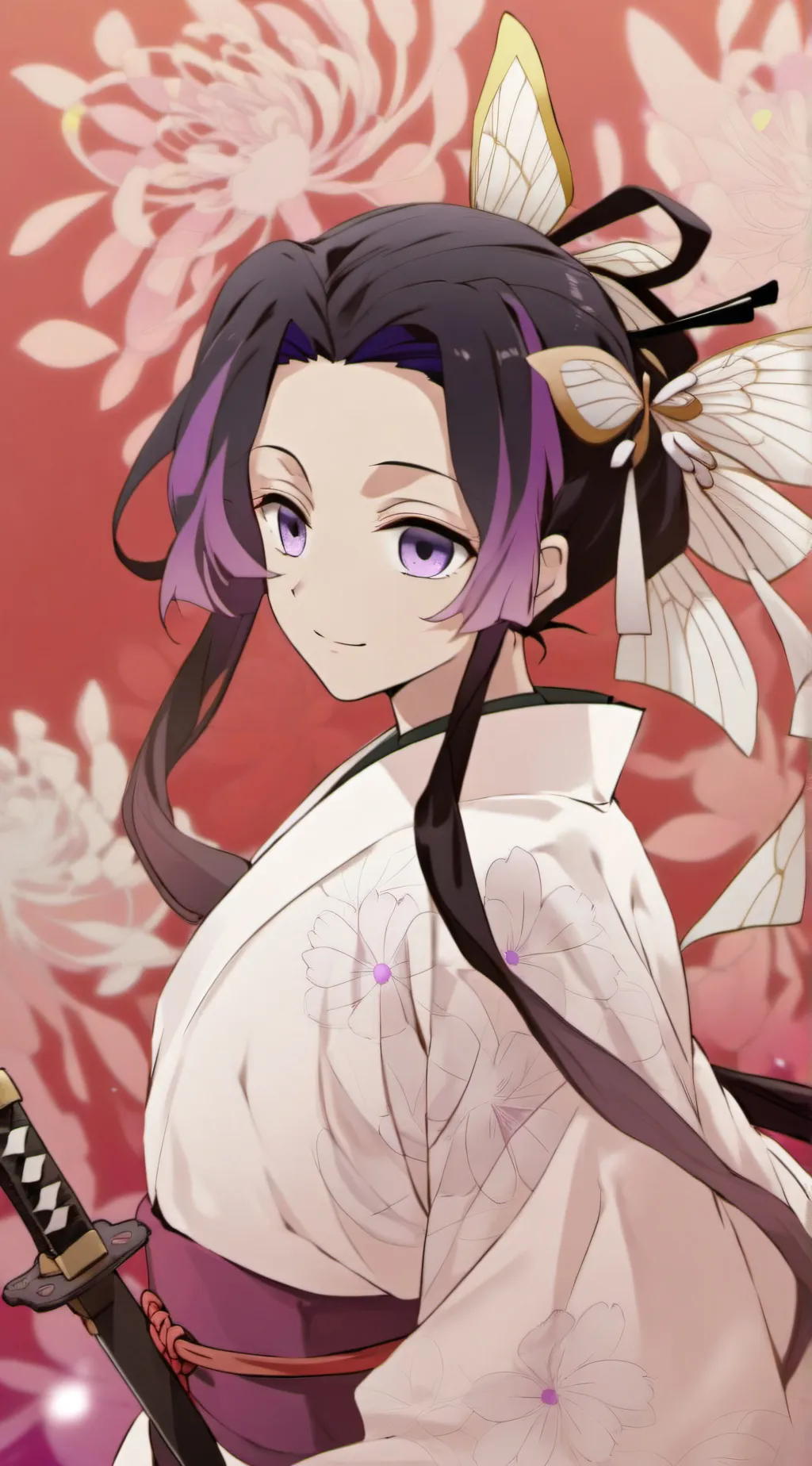 ai character: 💜Shinobu Kocho💜 background