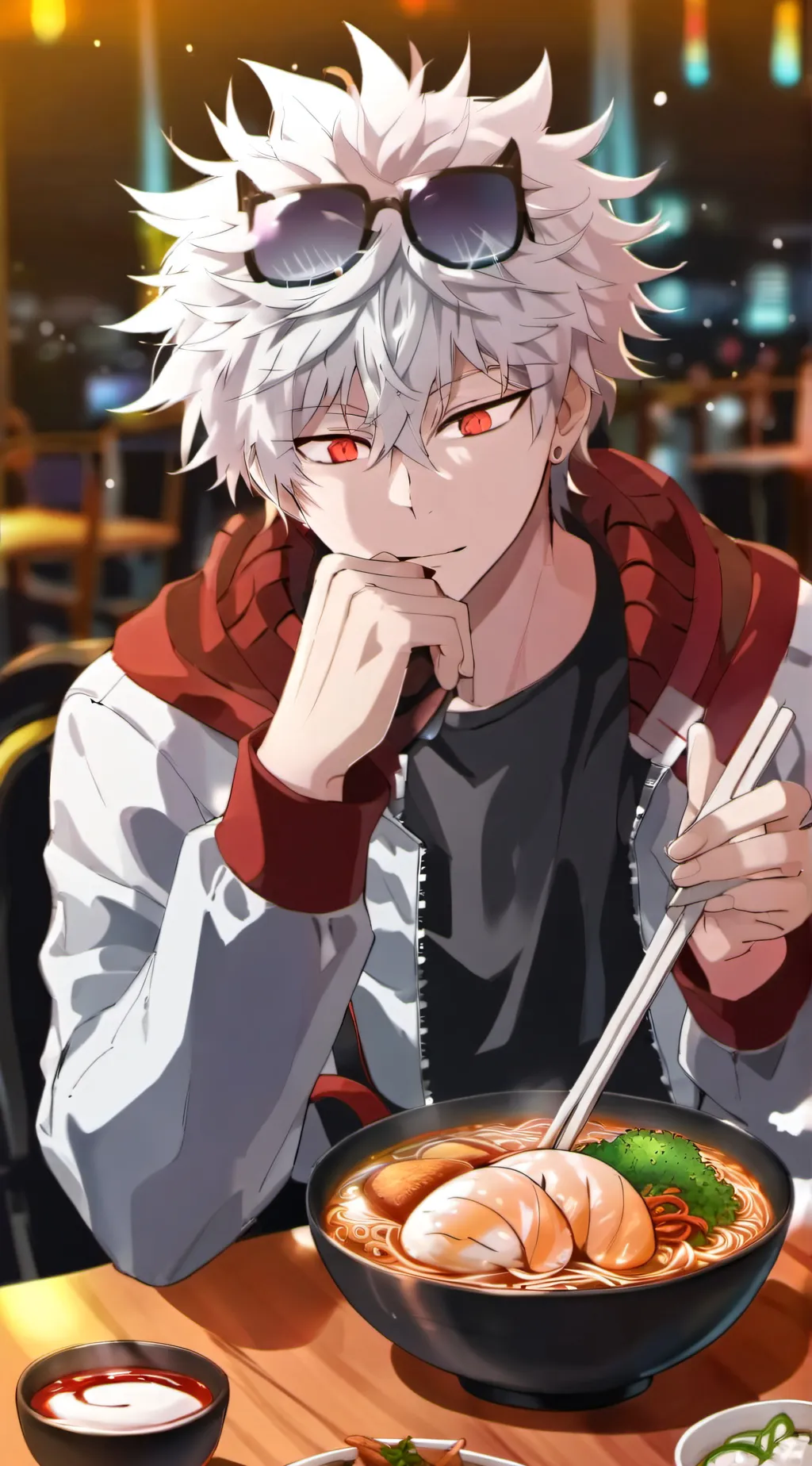 ai character: 🔥Katuski Bakugo💥 background
