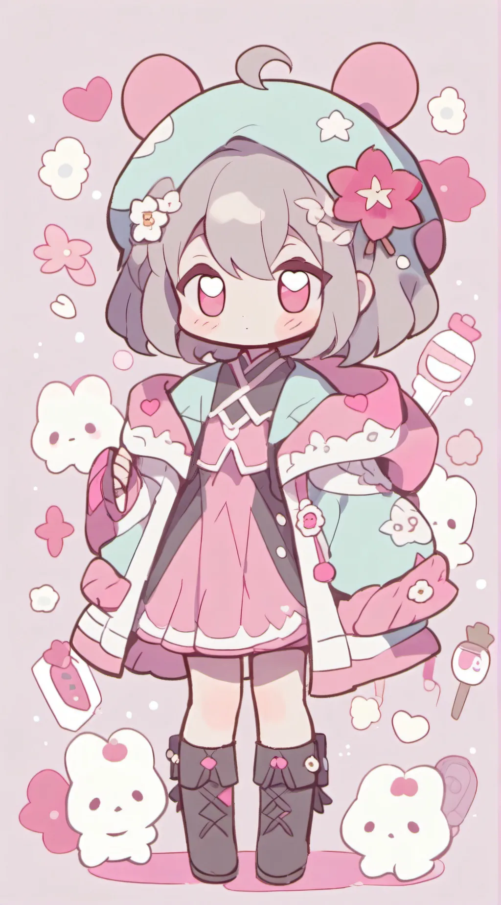 ai character: obanai x mitsuri background