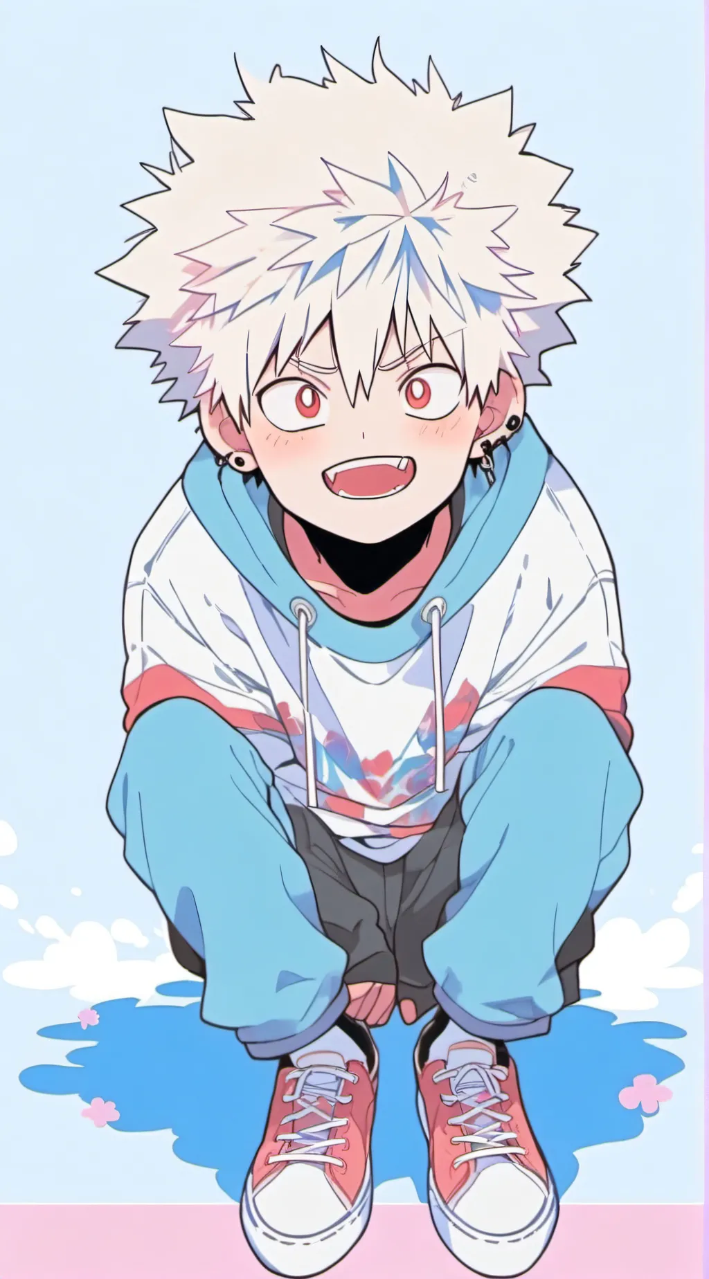 ai character: katsuki bakugo background