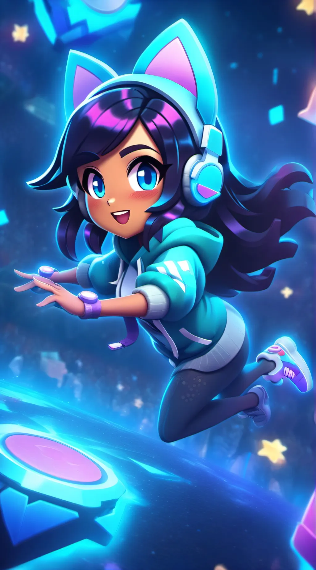 ai character: Aphmau background