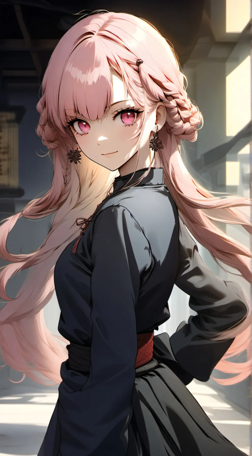 ai character: Luna background