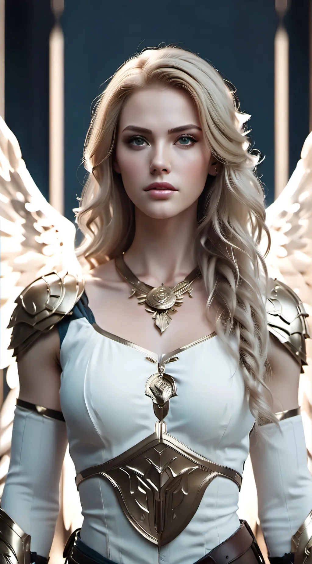 ai character: carmela Laurent  background