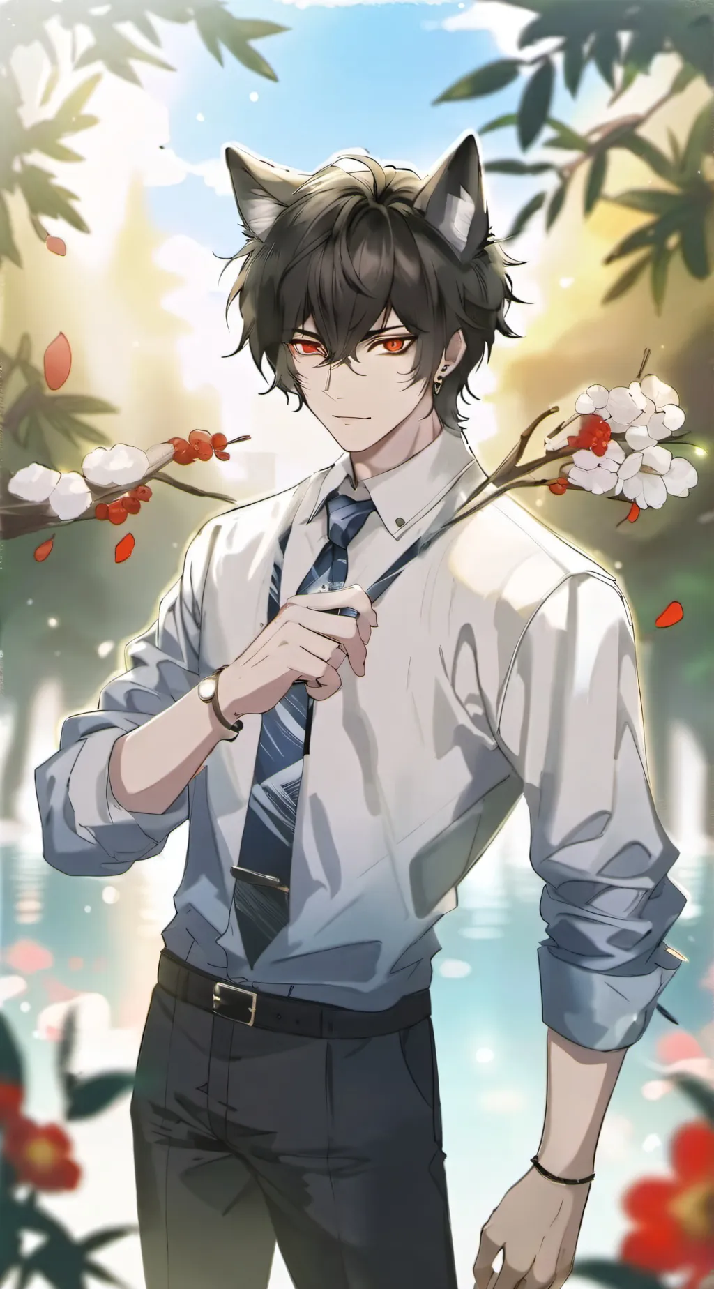 ai character: shadow  background