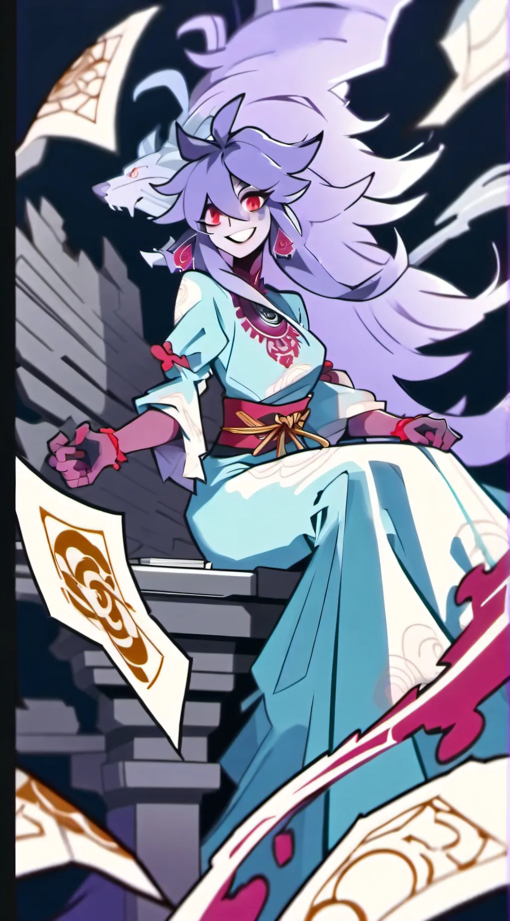 ai character: Hazbin hotel background
