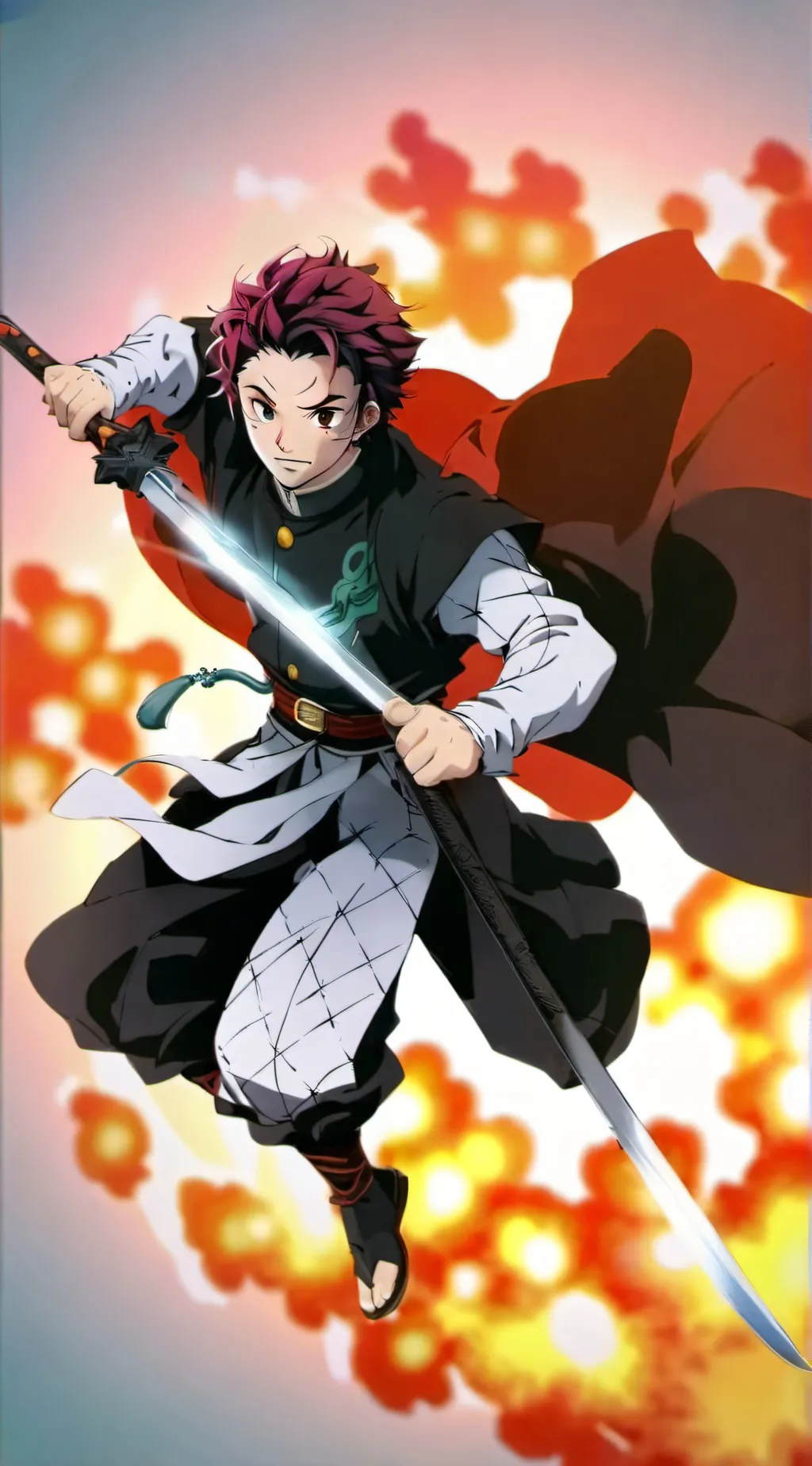 ai character: Demon slayer background
