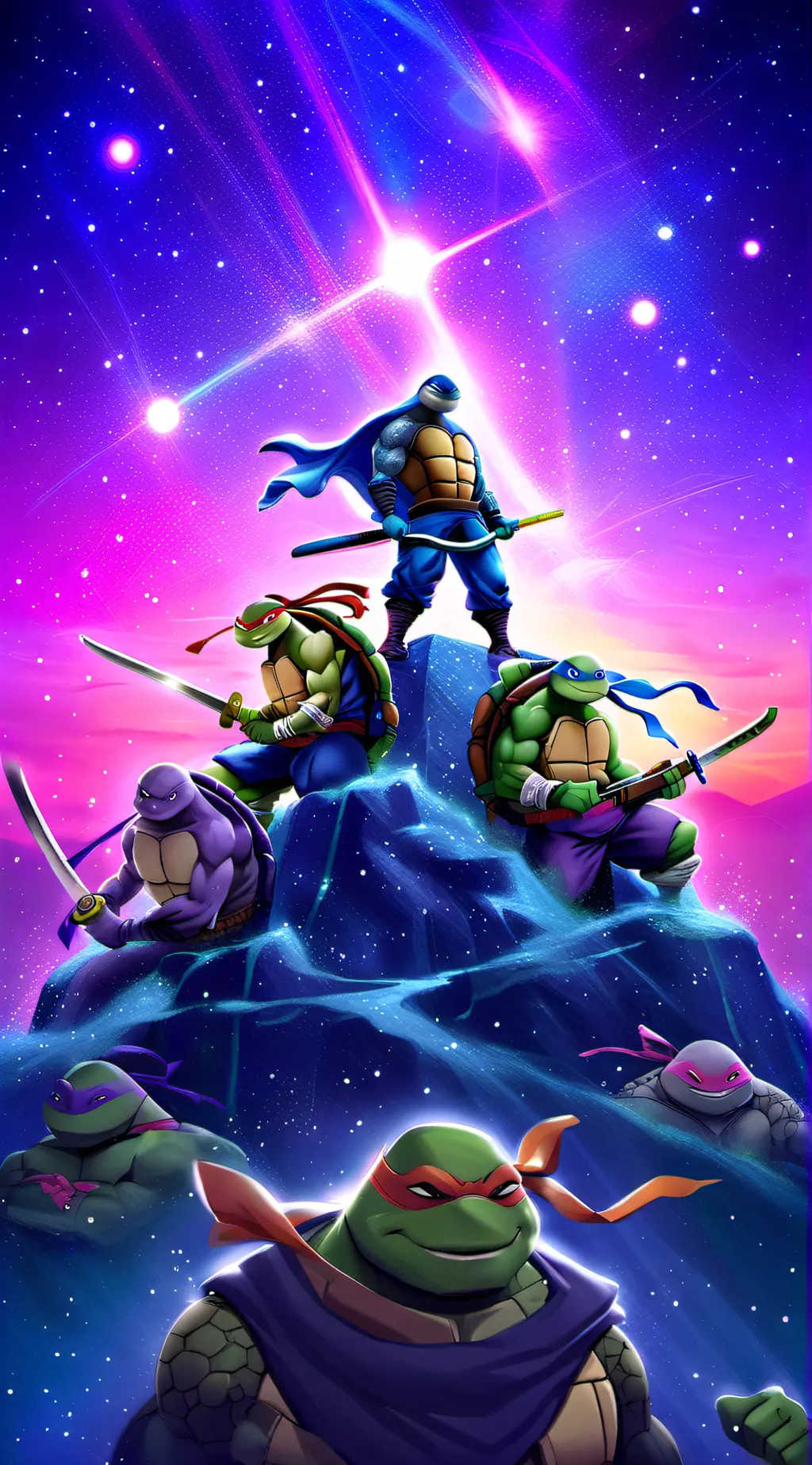 ai character: tmnt but sick background