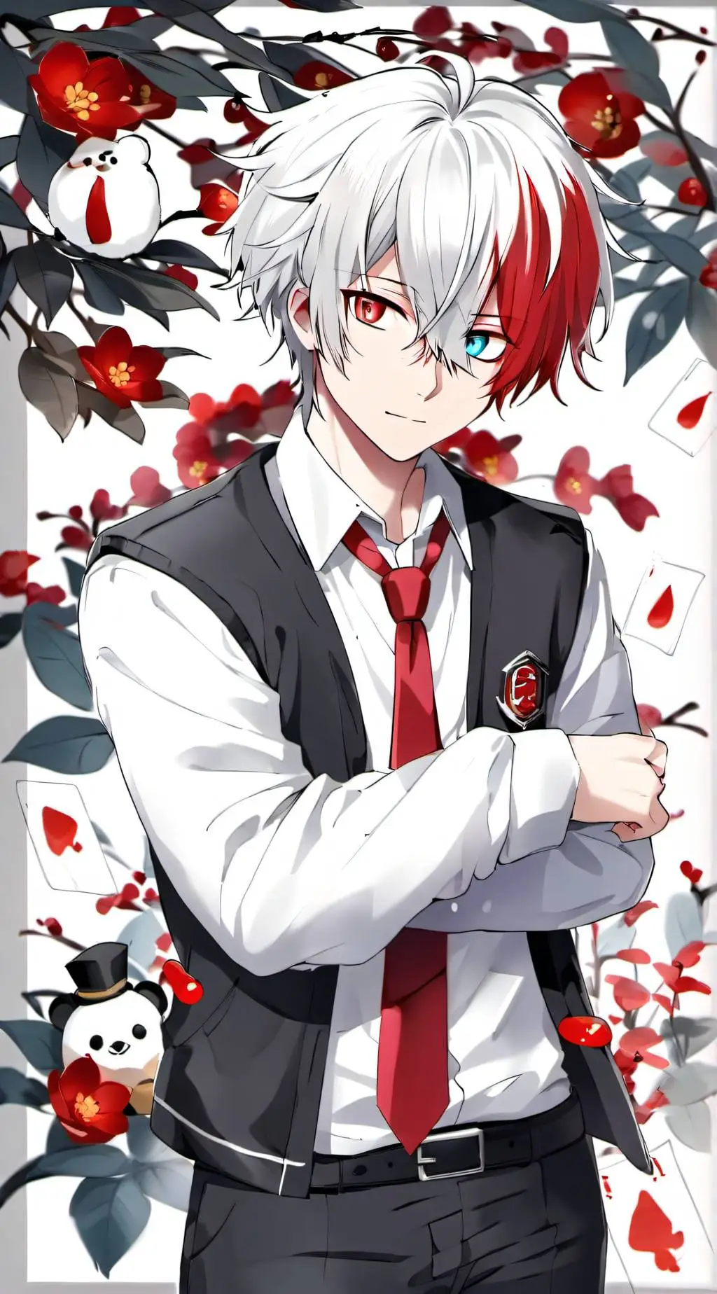ai character:  todoroki background