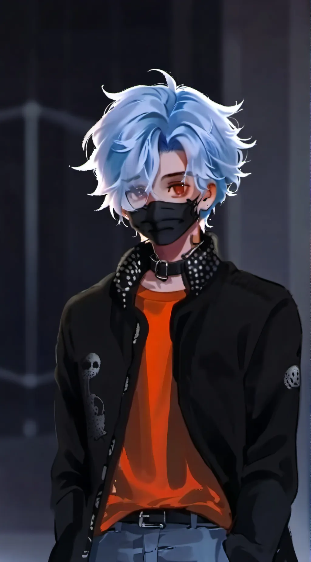 ai character: Sally Face background