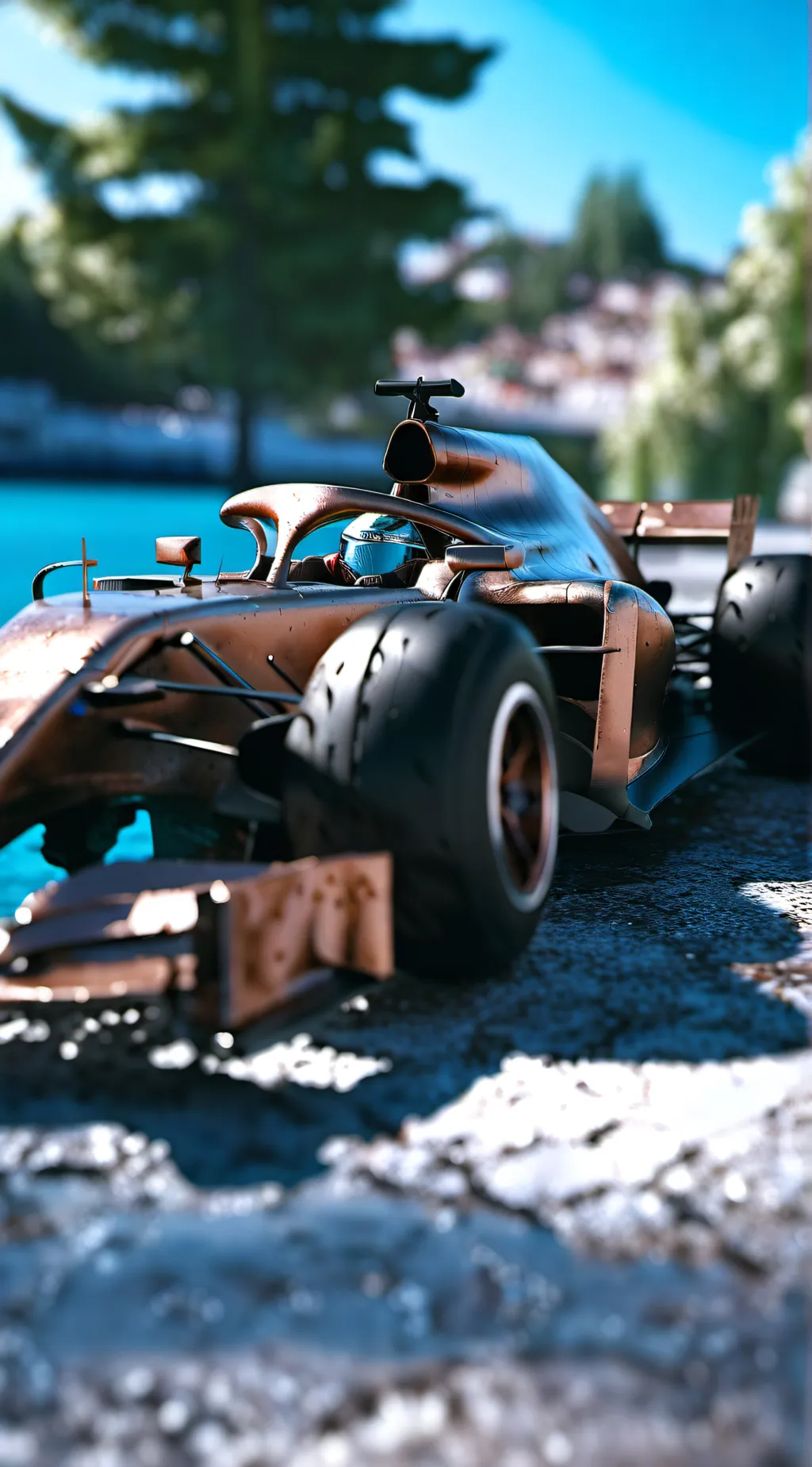 ai character: race car background