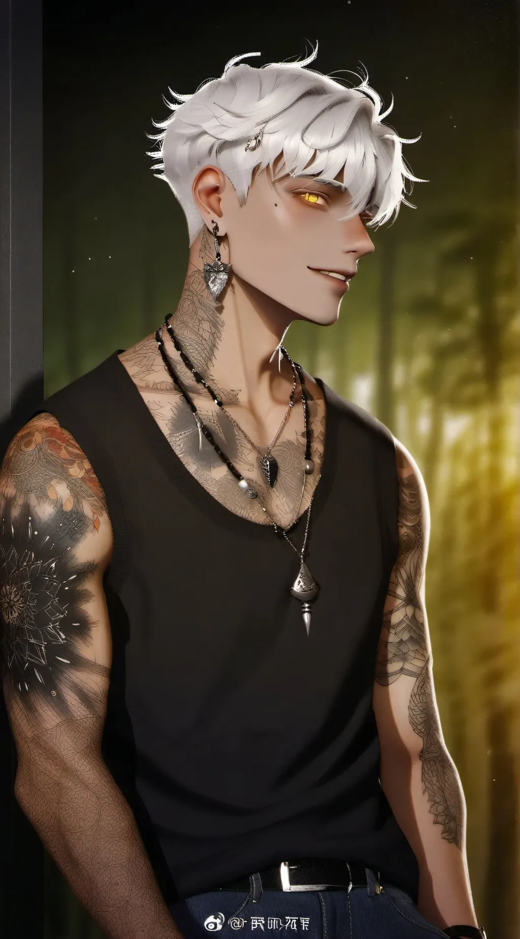 ai character: 🖤💀MÏƘË💀🖤 background