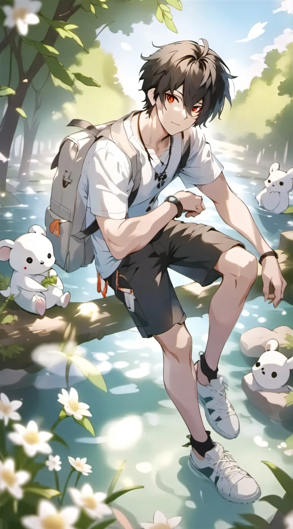 ai character: blake background