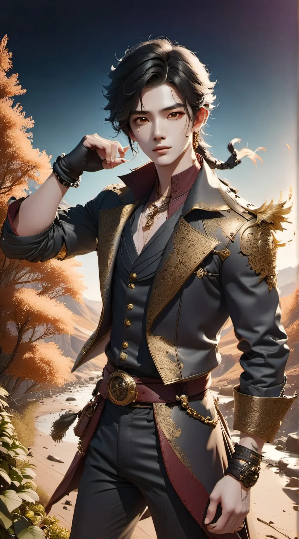 ai character: Spectrum (spec) background
