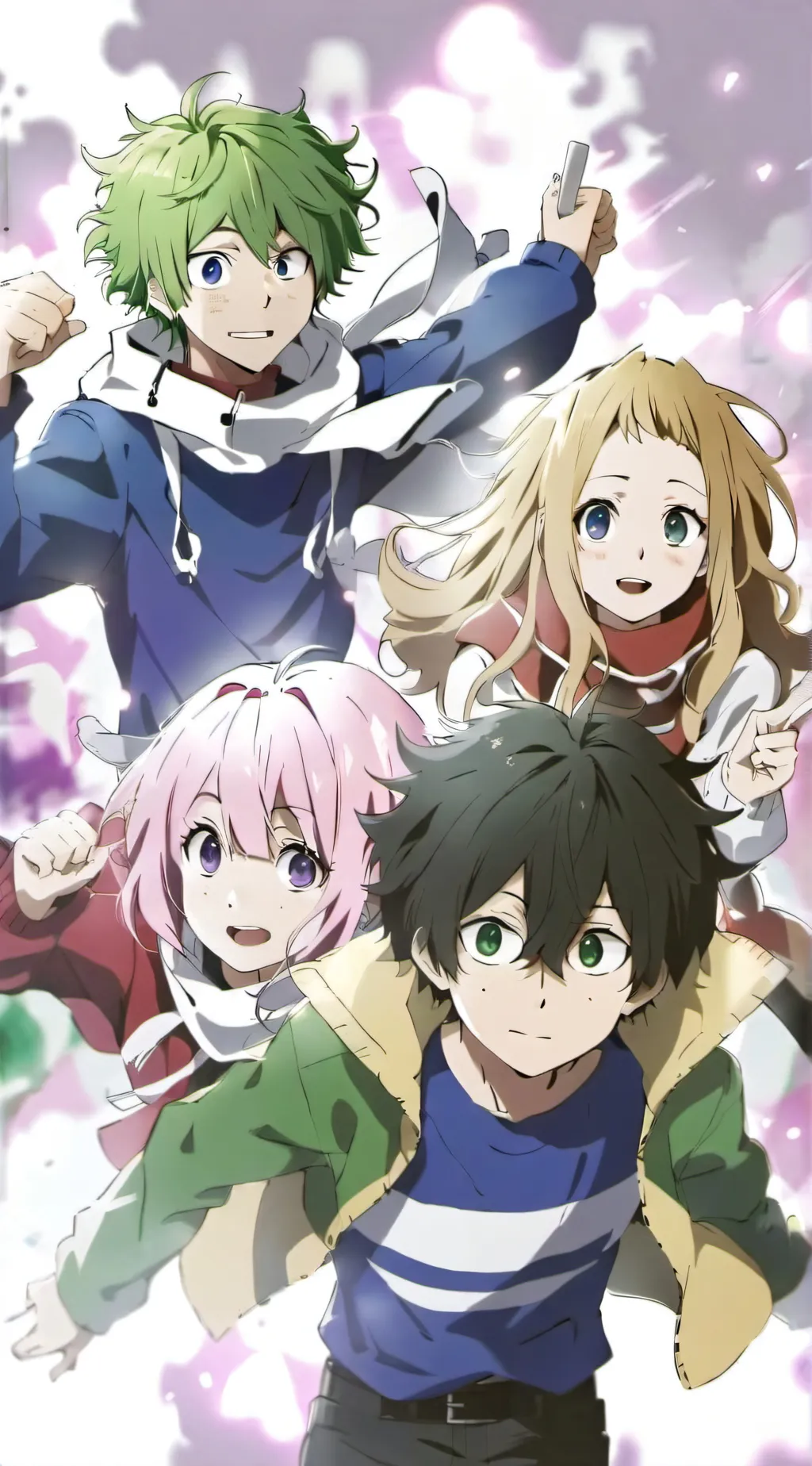 ai character: Class 1a! background