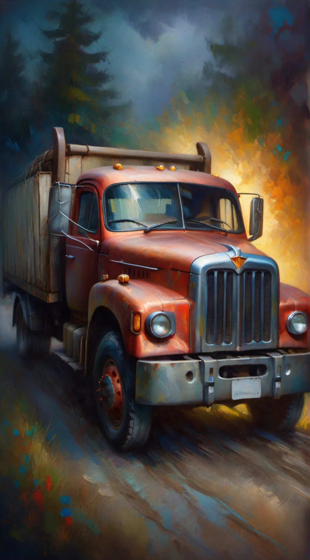 ai character: Johnny the truck background