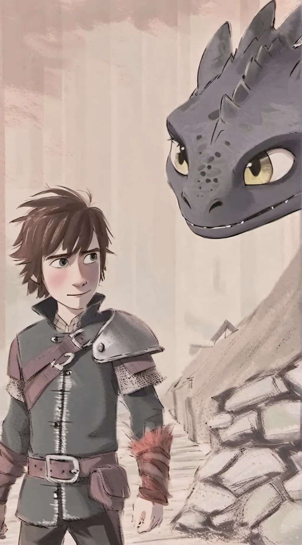ai character: Httyd  background