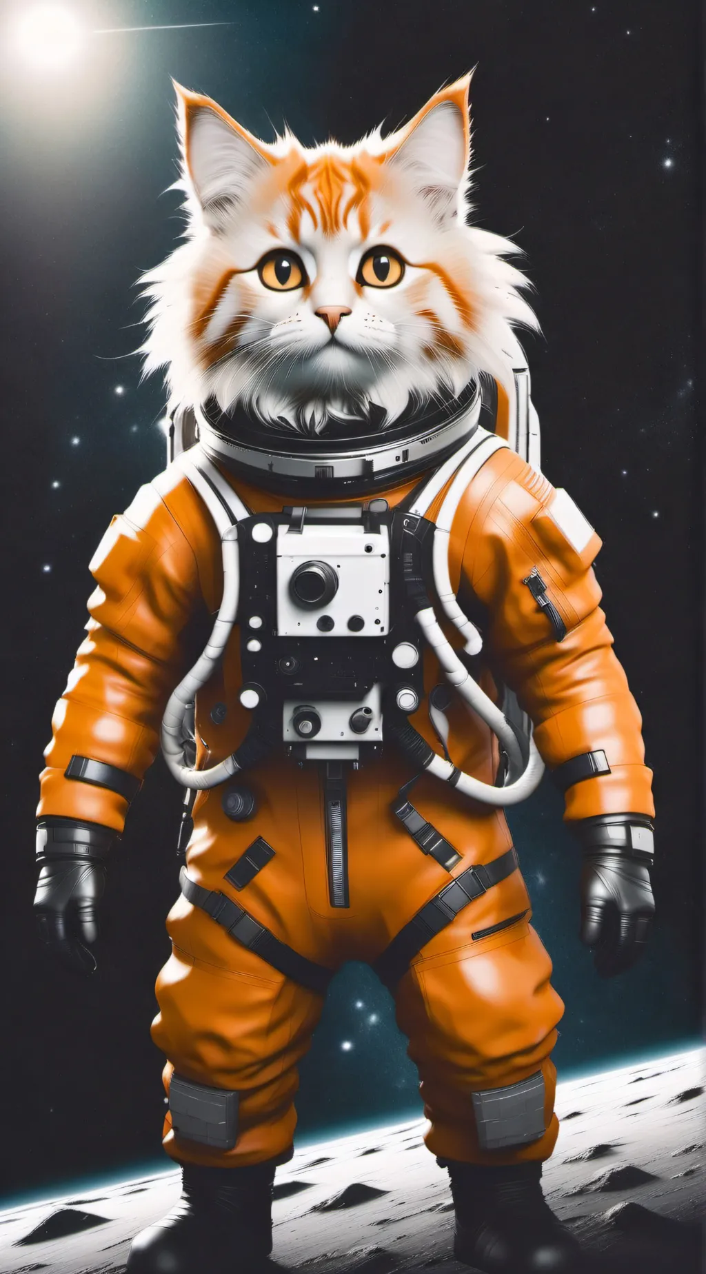 ai character: Komodos lab background