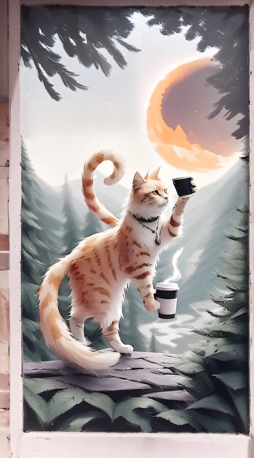ai character: Catfeine background