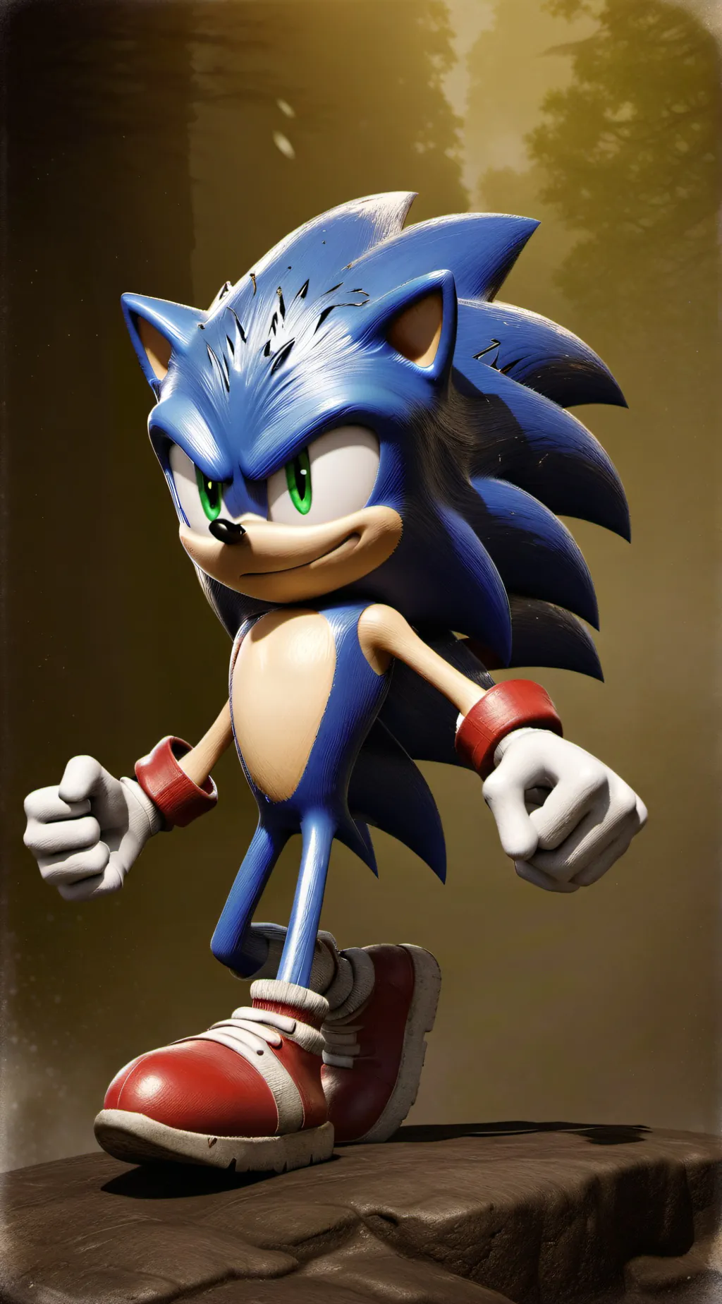 ai character: Sonic background
