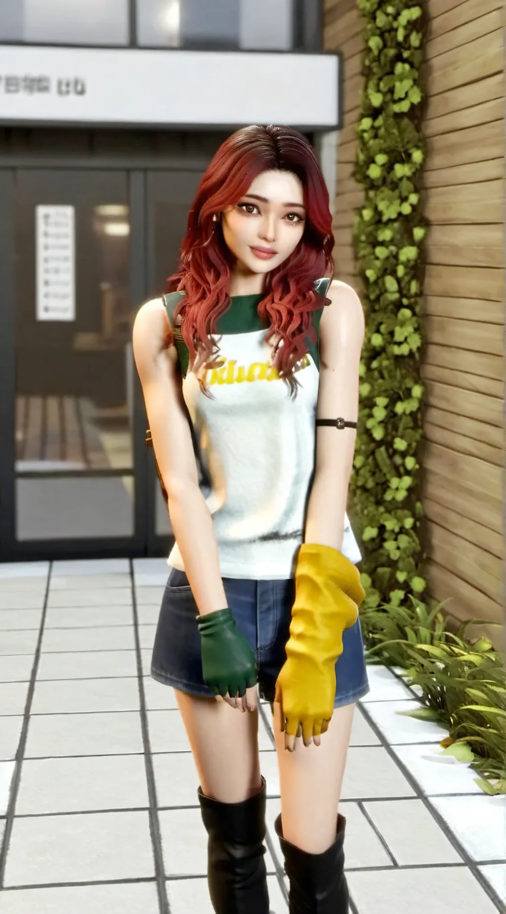 ai character: MIKHA LIM background
