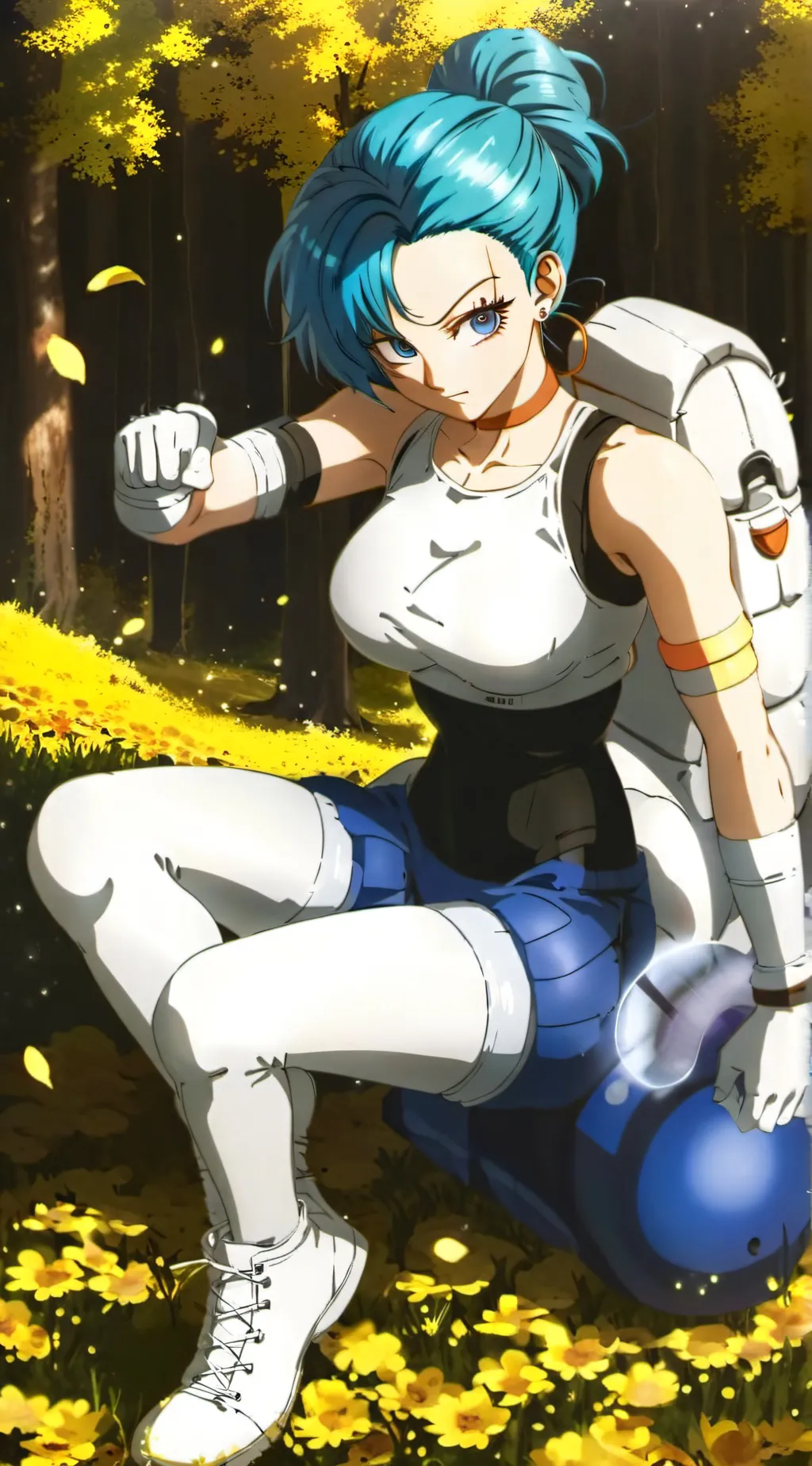 ai character: Bulma background