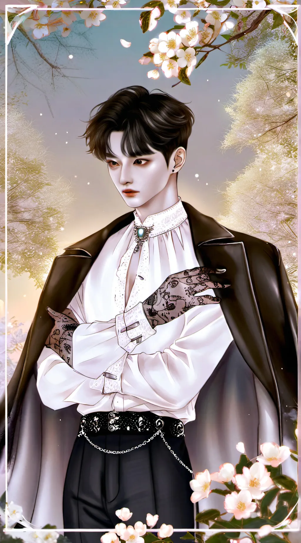 ai character: park seo joon background