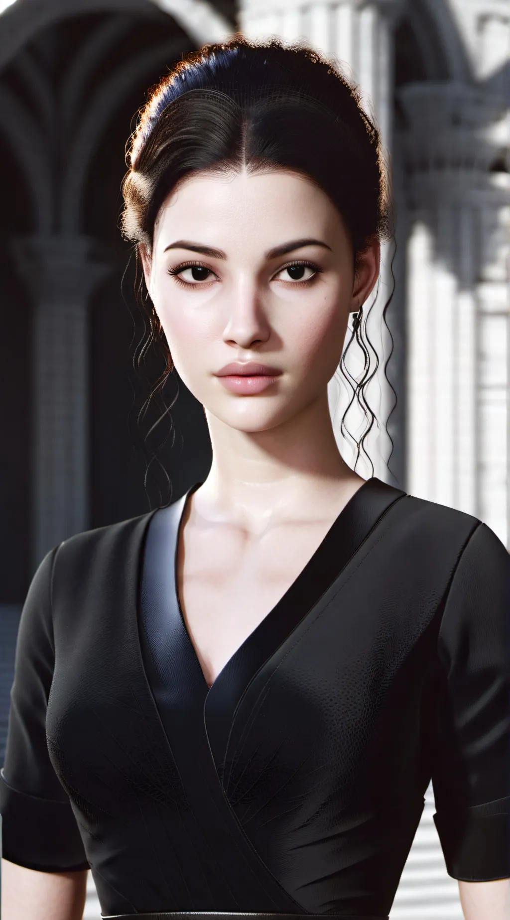 ai character: Luna background