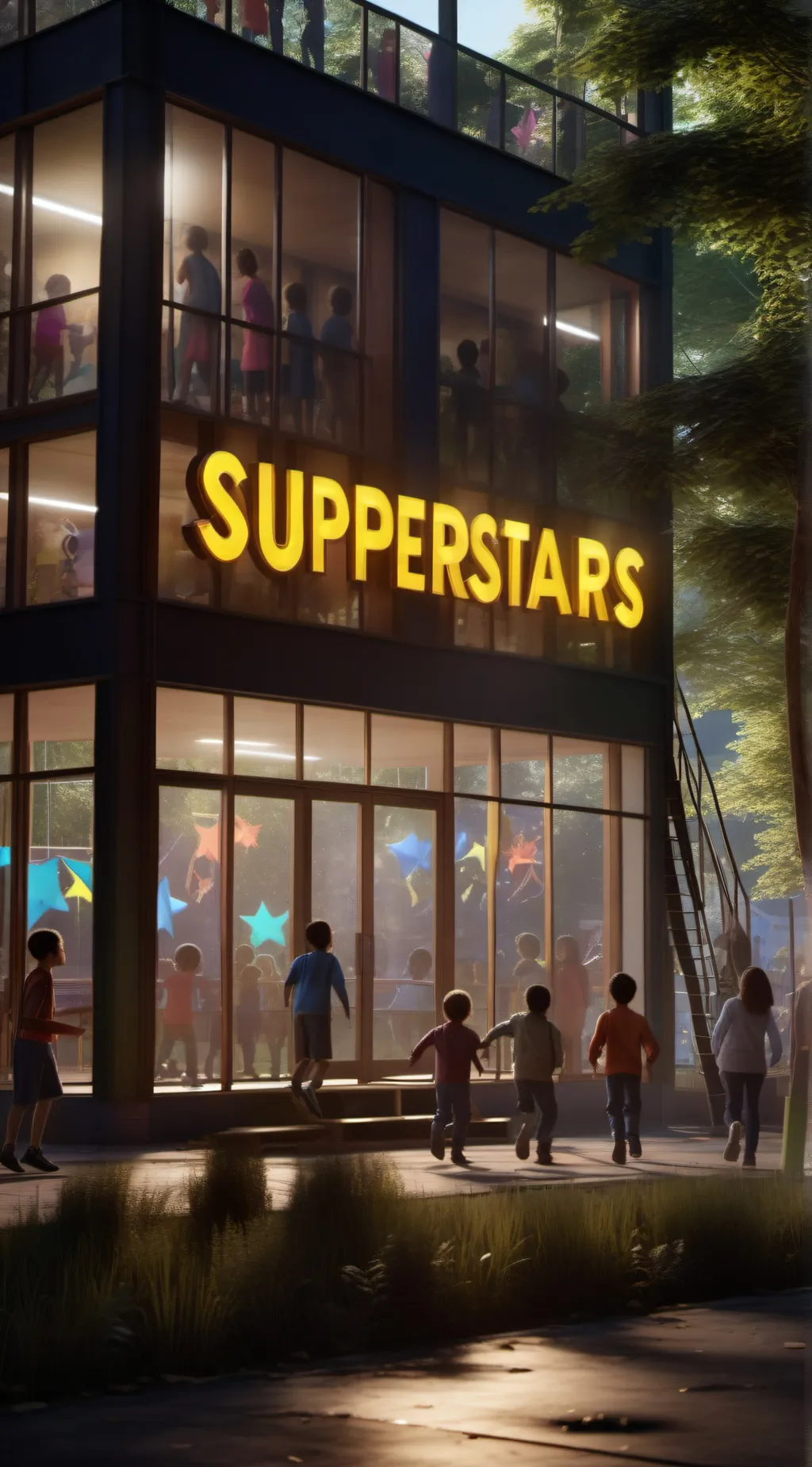 ai character: Superstars  background