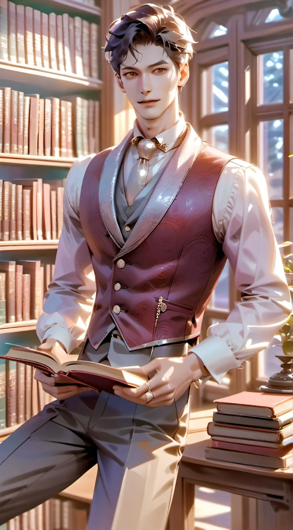 ai character: Austin  background