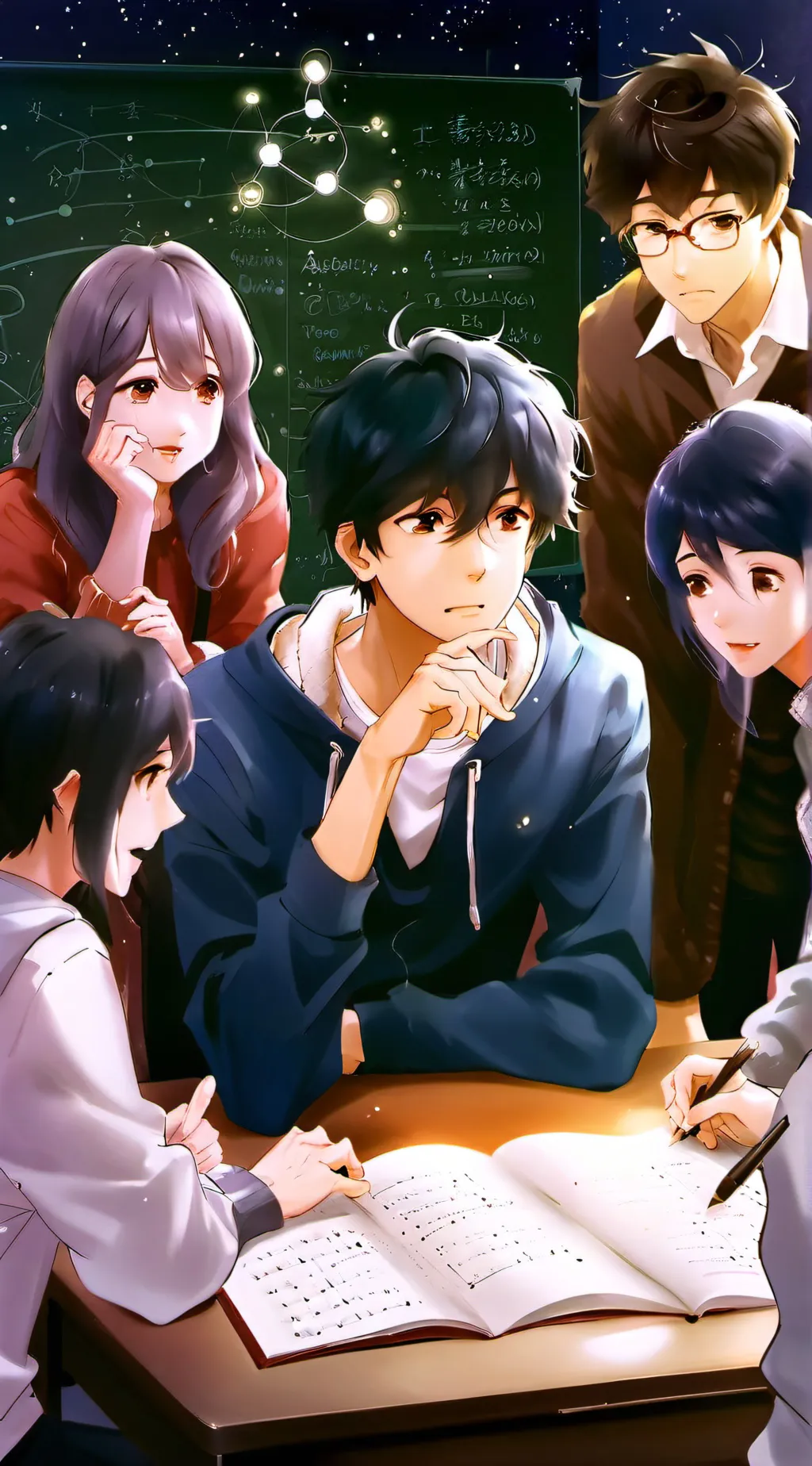 ai character: higher school  background