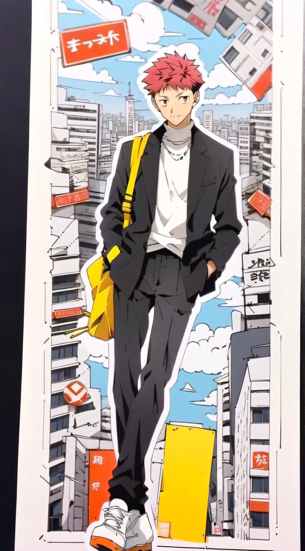 ai character: Yuji Itadori background